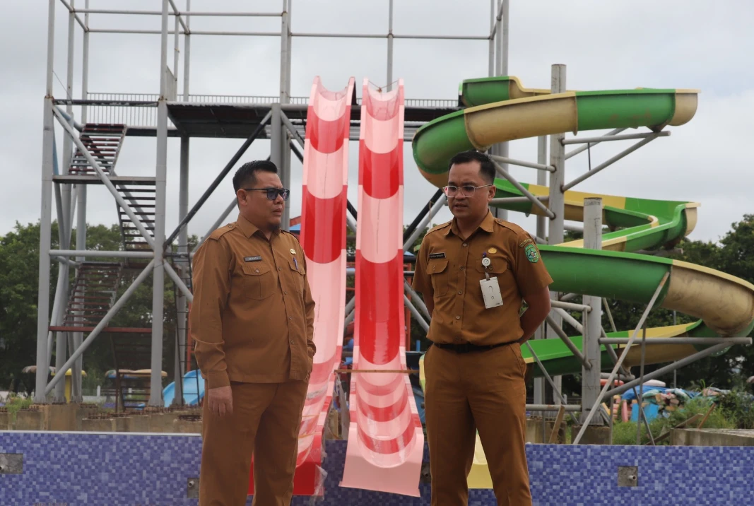 Water Boom Pulau Kumala Tetap Dikerjakan Meski Dihadapkan Penyesuaian Anggaran